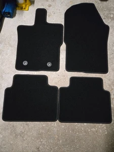 2024-2025 Ford Ranger SuperCrew XLT Black Carpet OEM Factory Floor Mats - Picture 1 of 1