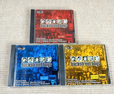 CD Lot Backstreet Boys For The Fans BSB 3 Disc Collection JIVE Zomba 2000 BK Y2K Foto 1 de 4