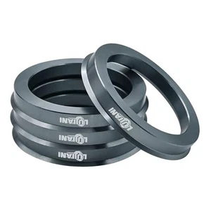 4 Stück Universal Auto Nabe Zentrierring, Außendurchmesser 73,1 mm bis Innendurchmesser 57,1 mm Rotguss grau - Bild 1 von 8
