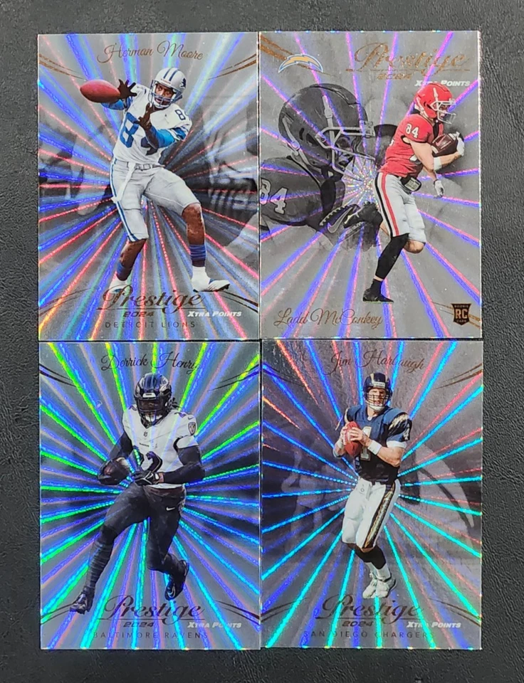 2024 Prestige Football SUNBURST Parallels with Rookies You Pick the Card - Image 1 of 1