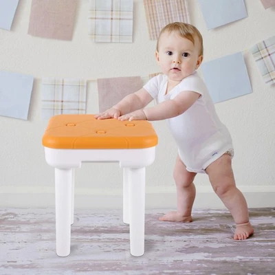  Bequeme Kinder niedriger Stuhl Imitation Leder - Bild 1 von 4