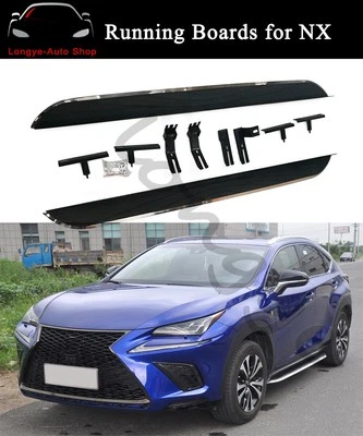 Running Boards fits for Lexus NX200 NX300h NX200T 2015-2021 Side Step Nerf Bars - Imagem 1 de 4