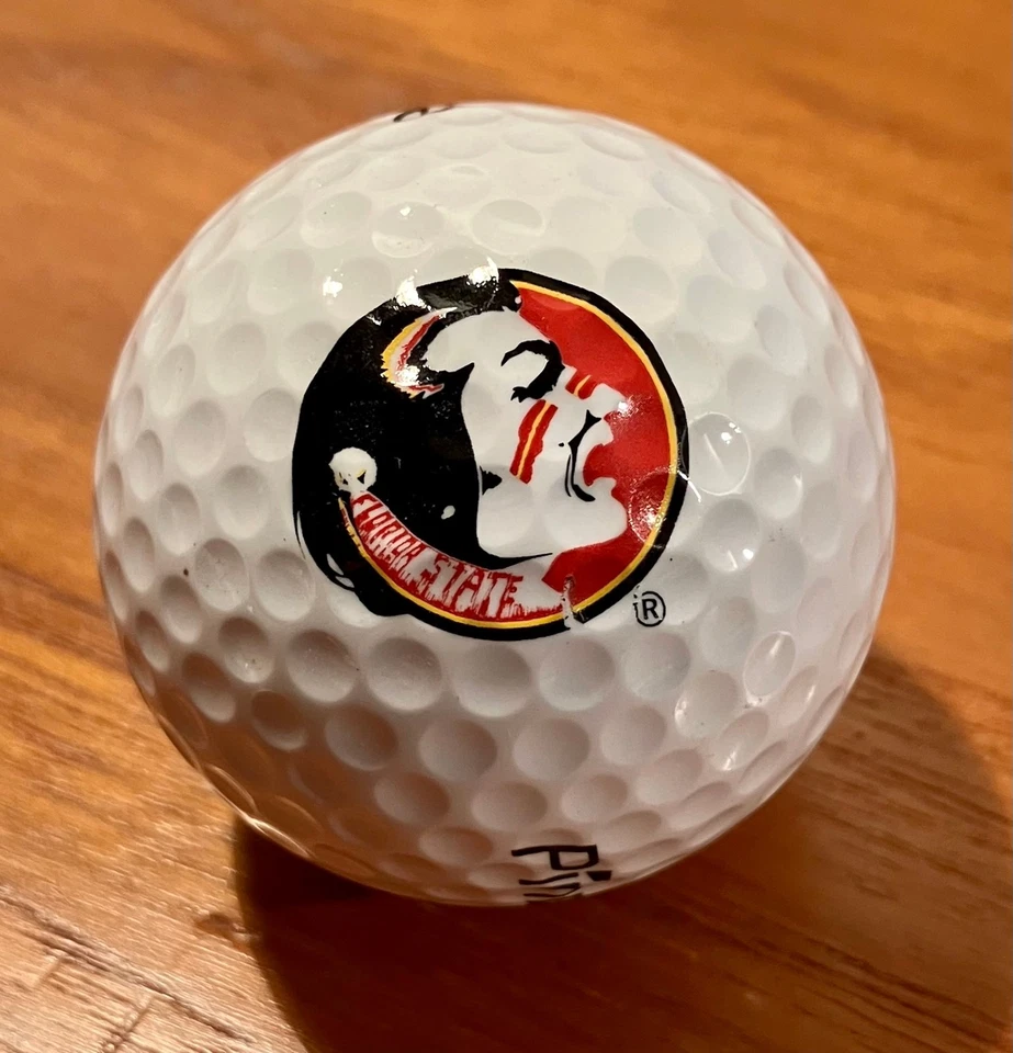 Pelota de golf Florida State University FSU Seminoles NCAA College Logo Foto 1 de 1
