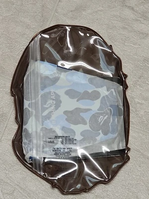 A Bathing Ape Bape Blue ABC Camo Face Mask  - Image 1 of 2