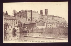 VERDUN MEUSE Vue prise de la Meuse 1. Weltkrieg Schlacht von Verdun Vintage Krieg Postkarte #21 - Bild 1 von 1