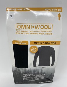 omni wool base layer crew top