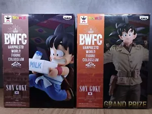 BANPRESTO Dragon Ball Colosseum Kid Goku Milk & Goku US Army Pack New/Opened Box - Imagen 1 de 20