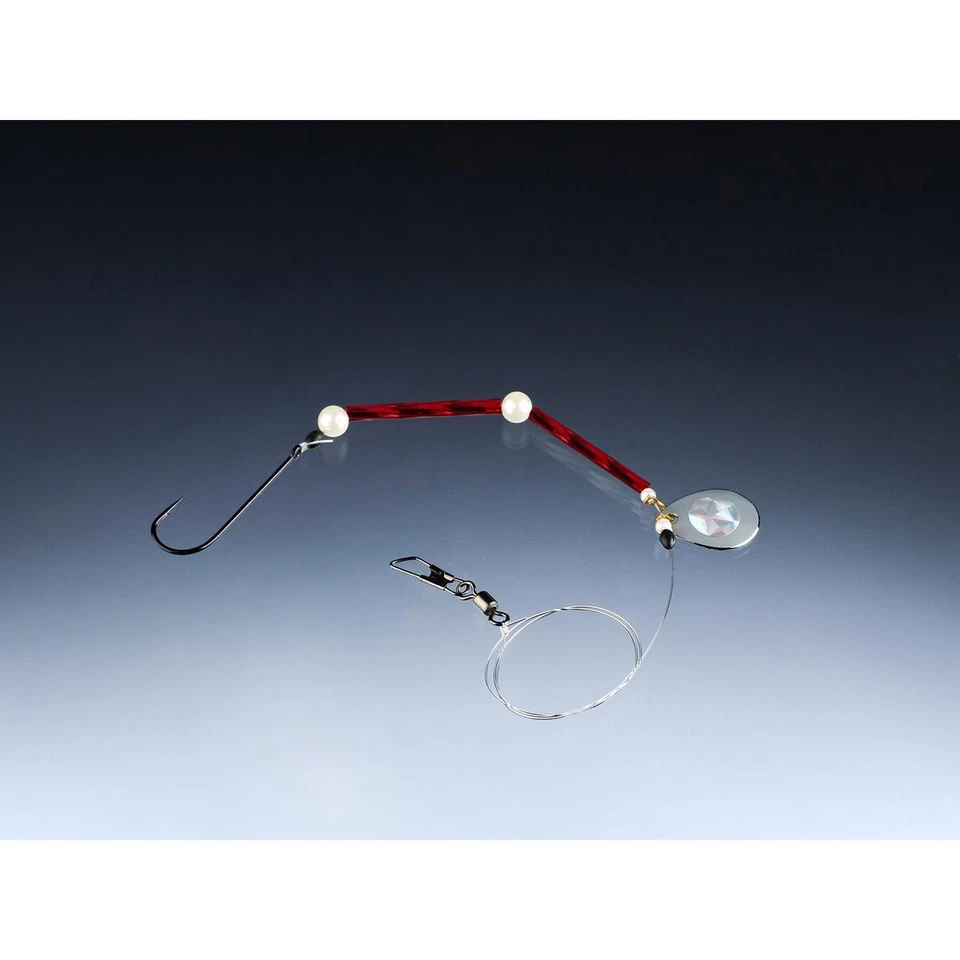 Balzer Plattfisch Rig mit Tremarellaröhrchen rot Vorfach System Flunder Scholle - Bild 1 von 1