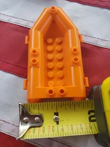 Lego rubber raft - ORANGE - Replacement  - Picture 1 of 3
