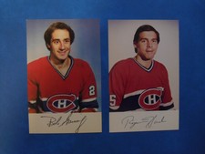 1981-82-Montreal Canadiens-Bob Gainey and Rejean Houle POSTCARDS,
