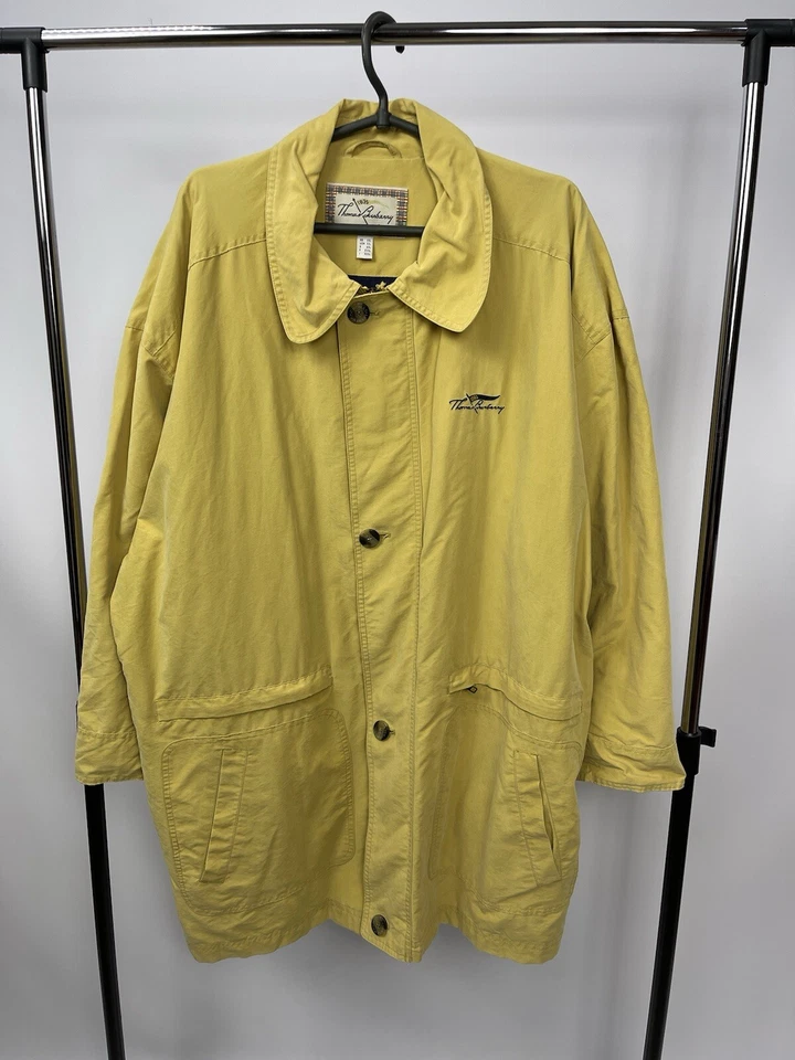 Chaqueta Thomas Burberry Talla XXL Vintage Años 90 Amarilla Foto 1 de 4