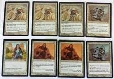 ZEALOTS EN-DAL, SHIELD MATE, MOUNTED ARCHERS, Magic The Gathering White LOT MTG