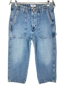 Vintage WRANGLER Men Carpenter Pant Straight Regular Jeans Size W28 L26 - Picture 1 of 10