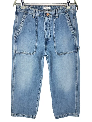 Vintage WRANGLER Men Carpenter Pant Straight Regular Jeans Size W28 L26 - Image 1 of 4