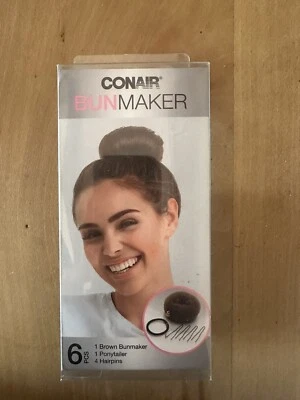 Conair Bun Maker 6 Piece Kit NEW in Box 55583-Free Shipping - Image 1 of 3