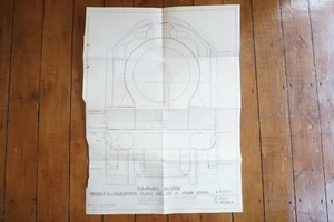 Locomotora Clase Claughton 1930 LMS Dibujo Técnico Ferroviario Ref X - Imagen 1 de 4