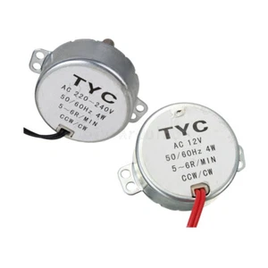 Motor síncrono para microondas TYC-50 AC 12V/220V 5/6 RPM 50/60Hz 4W CW/CCW - Imagen 1 de 10