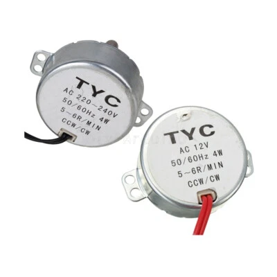 TYC-50 AC 12V/220V 5/6RPM 50/60Hz 4W CW/CCW Synchronous Motor For Microwave - Bild 1 von 2