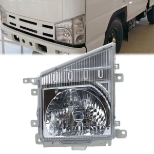 LHS Headlight Head Light Chrome W/O Bulbs For ISUZU ELF 100P NJR85 MK6 2007-2024 - Picture 1 of 14