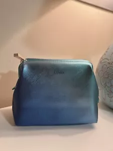 LA MER Metallic Ombre Cosmetic Zippered Bag Clutch Rare - Picture 1 of 6