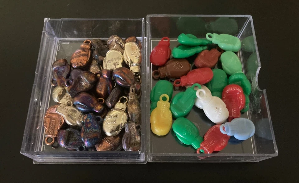 Vintage Miniature Vending Boxing Glove Charms - Lot of 45 w/Jack Dempsey & More - Image 1 of 4
