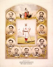 Print: First Nine Of The Cincinnati (Red Stockings) Base Ball Club, 1869