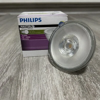 PHILIPS MASTER LEDspot PAR30S, 820Lumen , 9.5W (75W), 4000k , DIMMABLE E27 - Image 1 of 4