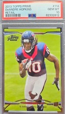 Deandre Hopkins Houston Texans 2013 Topps Prime Rookie Card PSA Gem Mint 10
