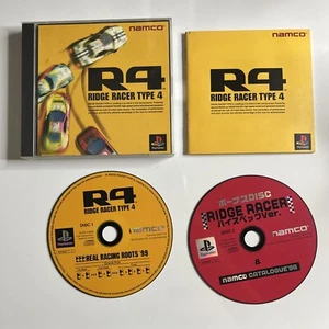 R4 Ridge Racer Type 4 PS1 Sony PlayStation NTSC-J JAPAN Namco Racing Game - Picture 1 of 6