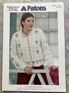 Patons Knitting Patterns Woman DK Jumper 4927 892.9.09 - Picture 1 of 2