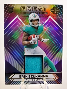 2022 PANINI ILLUSIONS FOOTBALL ERIK EZUKANMA GREAT EXPECTATIONS GE-EE RC PATCH - Picture 1 of 2