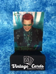 Batman Forever Metal # 5 of 8 Behold The Riddler SINGLE Chase Card by Fleer 1995 - Picture 1 of 2