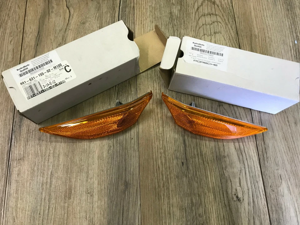 PORSCHE 911 CARRERA 2012-2016 NOS LUCES MARCADORAS ÁMBAR GENUINAS 99163115502 S-A Foto 1 de 1