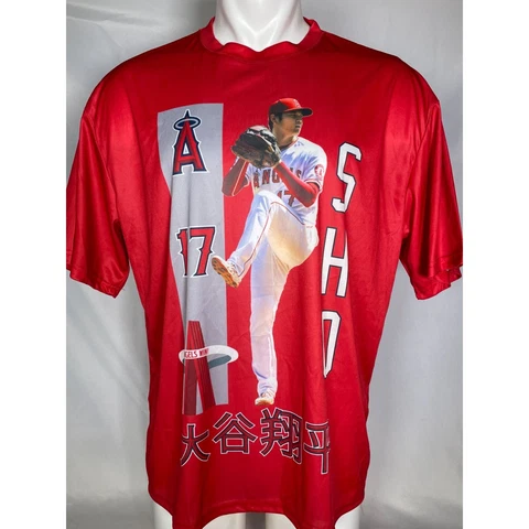 Shohei Ohtani #17 LA Anaheim Angels "SHO" T-Shirt 2023 SGA 4/22/23 Men's XL Cover