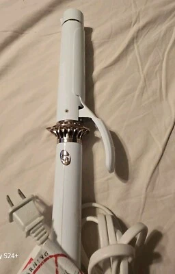 T3 Twirl Trio Curling Iron WITH ONLY 1 1/4" BARREL -  White W/ Gold - Image 1 of 4