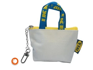 Neue IKEA KNOLIG Schlüssel & Münzbörse klein weiß Mini Frakta Tasche - Bild 1 von 2