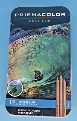 NEW Prismacolor Premier Watercolor Colored Pencils 12ct. Artist Quality Rich - Image 1 of 4