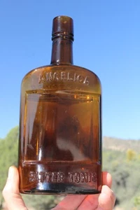 MEDICINE BOTTLE - ANGELICA BITTER TONIC JOS. TRINER CHICAGO. ILL. - Near Mint! - Picture 1 of 12