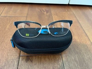 Costa Del Mar Bureo UC0110 Dark Gray Womens Cat Eye Eyeglasses 52-16-135 - Picture 1 of 5