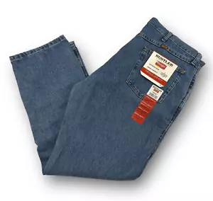 Rustler Wrangler Denim Jeans Straight Leg Regular Fit Men's 40 x 30 - Picture 1 of 7