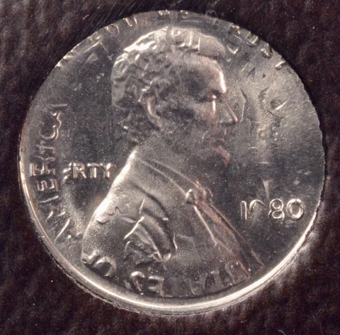 ICG 1c 1980 Lincoln Cent Double-Denomination Struck on 1980-P Roosevelt Dime MS6 Cover