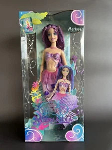 Fairytopia Barbie Doll Mermaidia MERISSA 2006 NIB Purple Hair Color Change J0723 - Picture 1 of 6