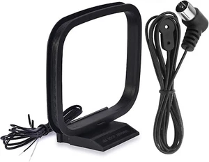 Antena FM de 75 ohmios Antena FM y antena de bucle AM para Pioneer Onkyo Yamaha Mar... - Imagen 1 de 7