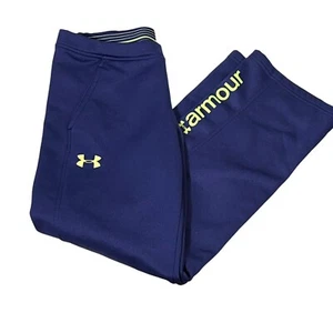 Under Armour Girl’s Large Europa Purple Storm Armour Fleece Pants - Picture 1 of 4
