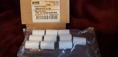 Parker 6H04-013 x 10 - Grade 6, Coalescing Filter Element - Quantity 10 - Image 1 of 4
