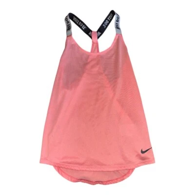 Camiseta sin mangas Nike Dri-Fir rosa espalda deportiva talla XS Foto 1 de 4