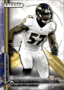 Topps Strata #150 C.J. 2014 Mosley RC Baltimore Ravens - Imagen 1 de 2