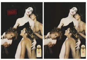 Publicité papier glacé + patch - Fragile de Jean Paul Gaultier recto verso - Imagen 1 de 1