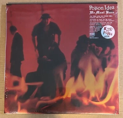 LP:  POISON IDEA - We Must Burn   NEW SEALED REISSUE 2xLP - Image 1 of 2