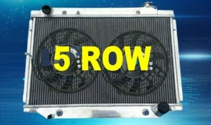 For Landcruiser FJ80R FZJ80R 4.5 1FZFE LEXUS LX450 90-98 5 Row Radiator+Fans AT - Foto 1 di 5